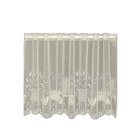 Heritage Lace Heritage Lace 6275E-6030 Window Garden 60 x 30 in. Tier - Ecru 6275E-6030